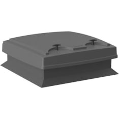 Gray roof hatch for Vilpe Multiroof 200 felt roof