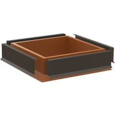 Vilpe Multiroof 200 kattoluukun harmaa pellityssarja
