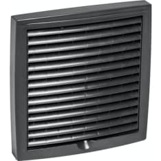 Vilpe 150x150 mm black multi-function grille