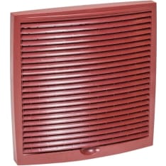 Vilpe 240X240 mm red multi-function grille