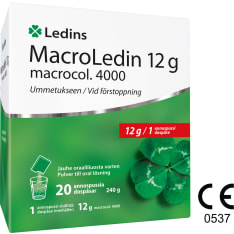 Ledins Macroledin 12 g x 20 pss ravintolisä