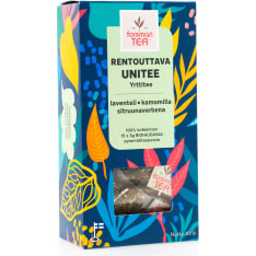 Forsman Pyramid Rentouttava Unitee flavored herbal tea 15x3g