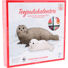 Forsman WWF Norppa Musta tee teejoulukalenteri