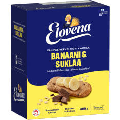 Elovena Banana-Chocolate 100% Oats 10x30g Wholegrain Snack Biscuit