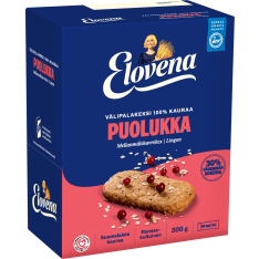 Elovena 10X30g oat-cranberry whole grain snack 100% oats