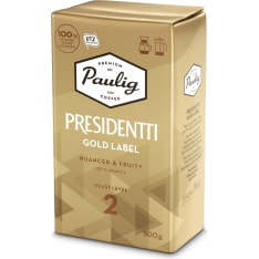 Paulig Presidentti Gold Label 500g coffee filter grinding