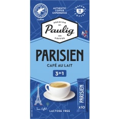 Paulig Parisien Café au lait 3in1 coffee drink powder 10x16,5g
