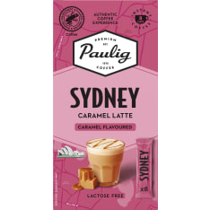 Paulig Sydney Caramel Latte coffee drink powder 8x16,5g