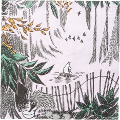 Moomin Kaipaus Vaaleanpunainen 20kpl 24cm lautasliina