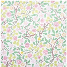 William Morris Clover vaaleanpunainen 20 kpl lautasliina