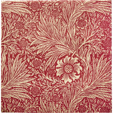 William Morris Marigold punainen lautasliina