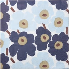 Marimekko Mini Unikko denim 20kpl lautasliina