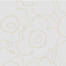 Marimekko Drawing Poppy cream gold 20 napkins