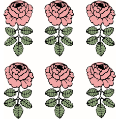 Marimekko Green Rose pink 20 napkins