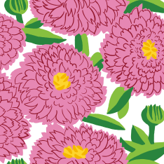 Marimekko Primavera pink 20 napkins