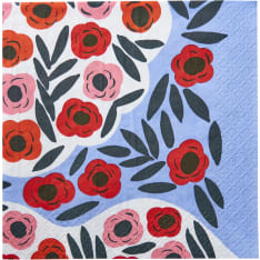 Marimekko Ruukku sininen lautasliina 20 kpl