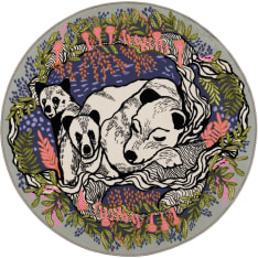 Vallila Unikeot round carpet
