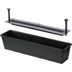 Orthex Recy. window box 55 cm black