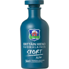 Erittäin Hieno Suomalainen Sport Sisu 3in1 300 ml shampoo, hoitoaine, suihkusaippua