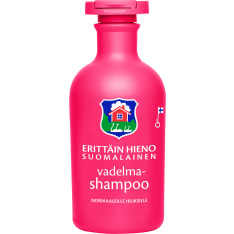Erittäin Hieno Suomalainen 300ml vadelmashampoo