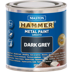 Maston Hammer sileä 250ml tummanharmaa metallimaali