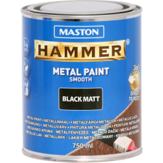 Maston Hammer Sileä 750ml mattamusta metallimaali