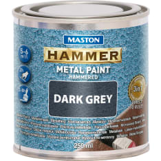 Maston Hammer hammer lacquer 250ml dark gray Metallic paint
