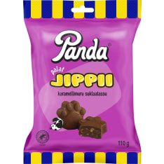 Panda Palat Jippii Karamellimuru Suklaatassu 110 g karkkipussi
