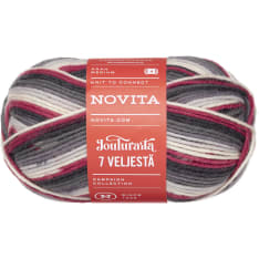 Novita 7 Veljestä Jouluraita 150 g lanka