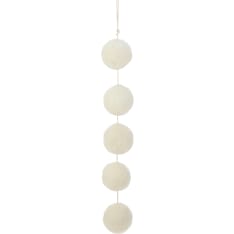 Weiste 30 cm roikkuva lumipallokoriste