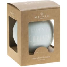 Weiste Baby's First Chrtistmas joulupallo