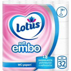 Lotus Soft Embo 32 rl wc-paperi