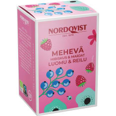 Nordqvist Mehevä Hibiskus & Marjat 20x1,75 g pussitee