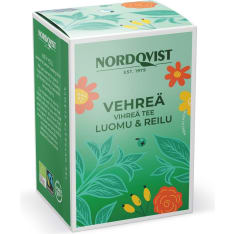 Nordqvist Vehreä Luomu 20x1,5g vihreä tee