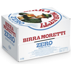 Birra Moretti Zero 24x0.33l non-alcoholic beer
