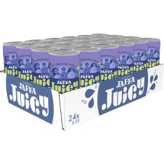 Hartwall Jaffa Juicy Blueberry-Lime soft drink 24x0,33l