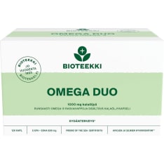 Biotek's Omega Duo 120 caps. dietary supplement