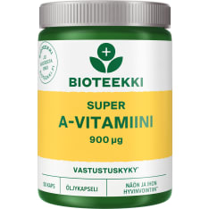 Bioteekin Super A-vitamiini 50 kaps. ravintolisä