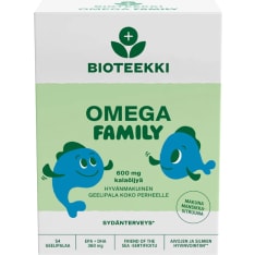 Biotek's Omega Junior 54-pack food supplement
