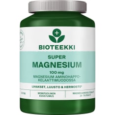 Bioteekin Super Magnesium 100 tabl. ravintolisä