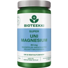 Bioteekin Super Uni Magnesium 60 tabl. ravintolisä
