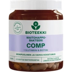 Bioteekki Maitohappobakteeri Comp 20 kaps. ravintolisä