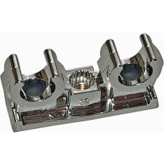 Opal 4 pcs 2-piece chromed open Pipe holder