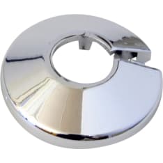 Opal 2 pcs chromed/plastic cover plate
