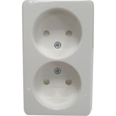 Opal Pro IP20 2-os maadoittamaton pintapistorasia