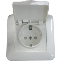 Opal Pro IP44 1-os maadoitettu uppopistorasia