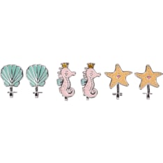 Ibero Sea 3pcs kids clip earrings