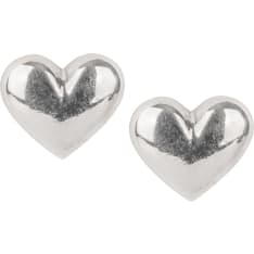 Ibero Earrings heart silver