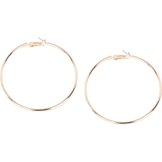 Ibero Earrings large hoop gold