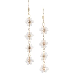 Ibero Earrings flower pendant